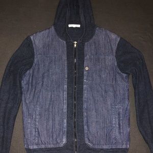 Denim Hoodie | Calvin Klein Jeans Size Small